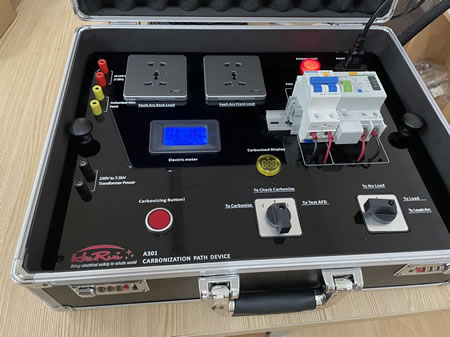2022 Arc fault carbonization path reduction test device A301